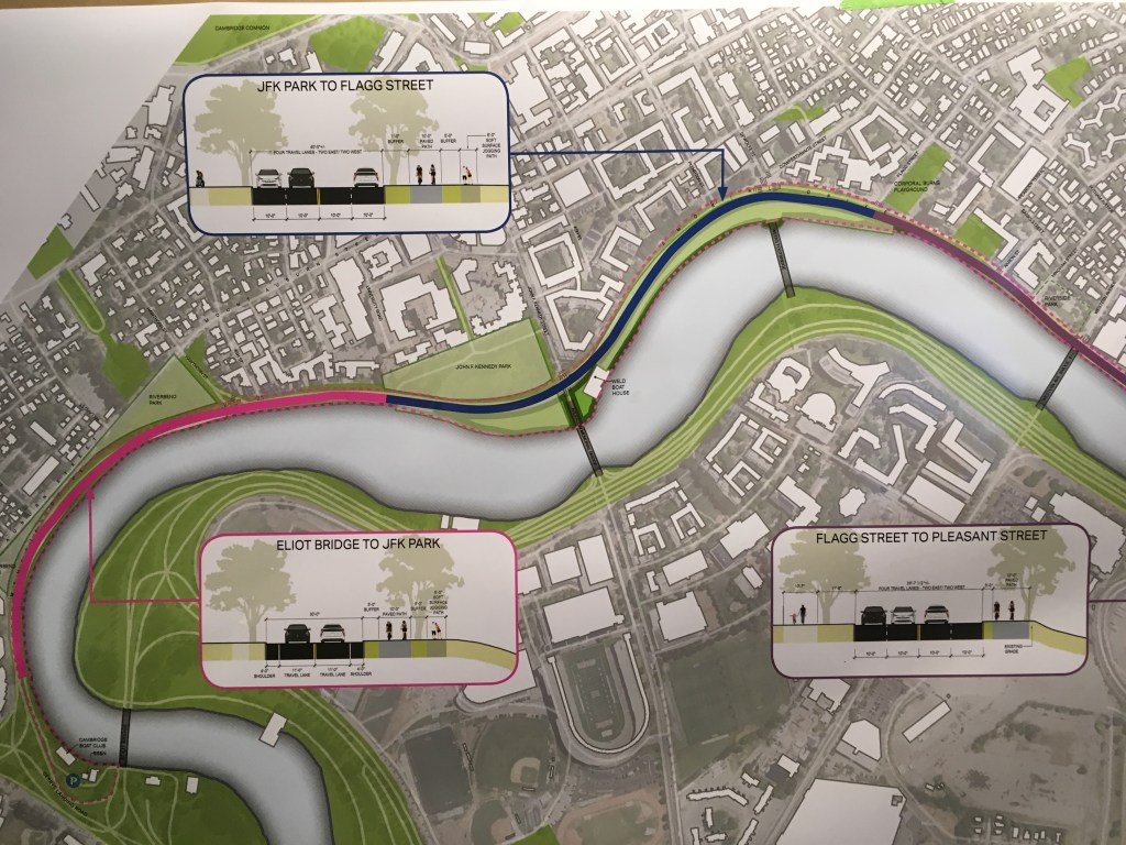 State’s Memorial Drive Concept Conserves Cambridge Waterfront… for Cars