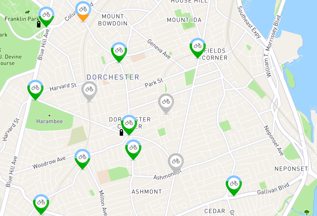 Dorchester to Get Better Blue Bikes Connections to the Red Line