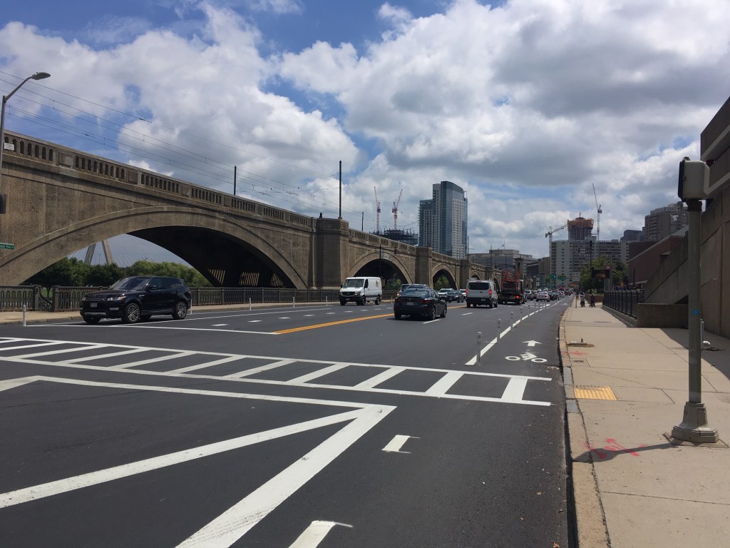 Eyes on the Street: New Bikeways on Charles River Dam