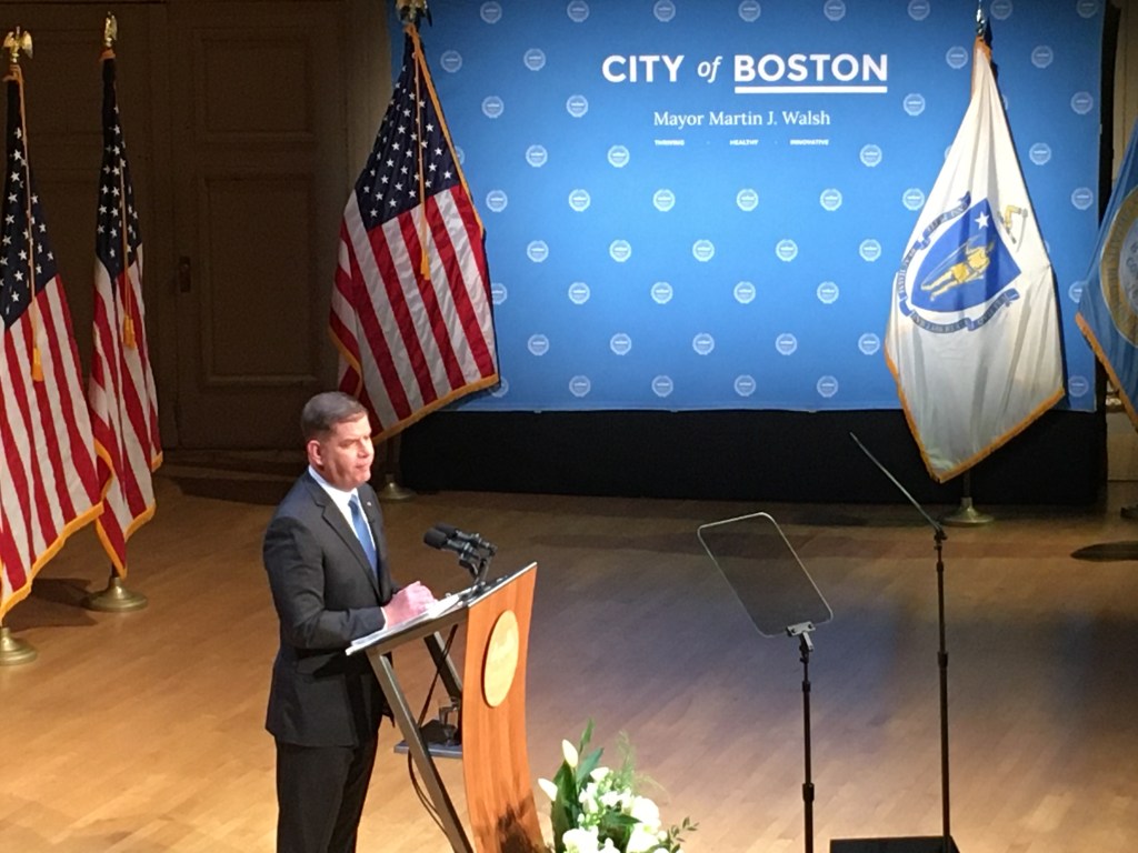 Mayor Walsh Lobbies For Regional Transportation Taxes At State of the City Address