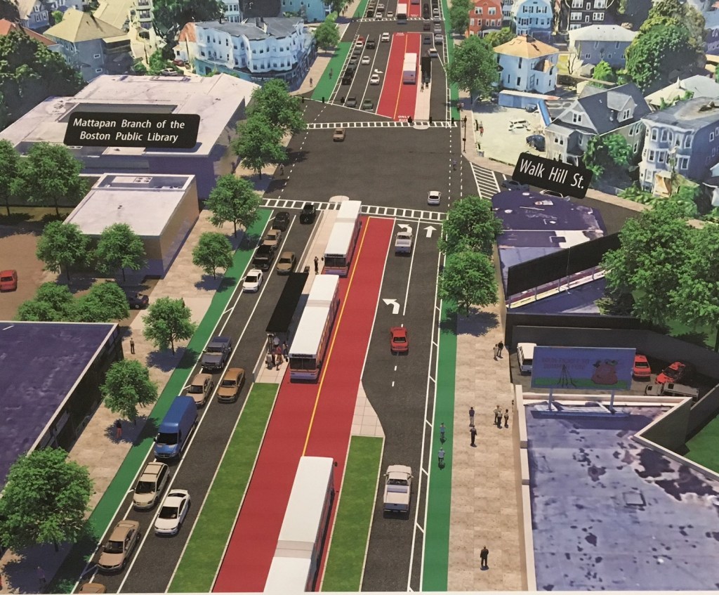 Boston Officially Commits to Building Dedicated Busway on Blue Hill Ave.