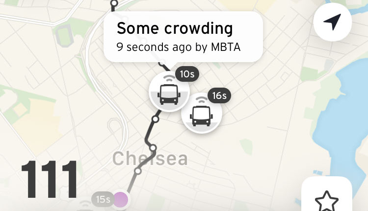 T’s Real-Time Crowding Info Expands to 23 Routes, Including the 111 to Chelsea