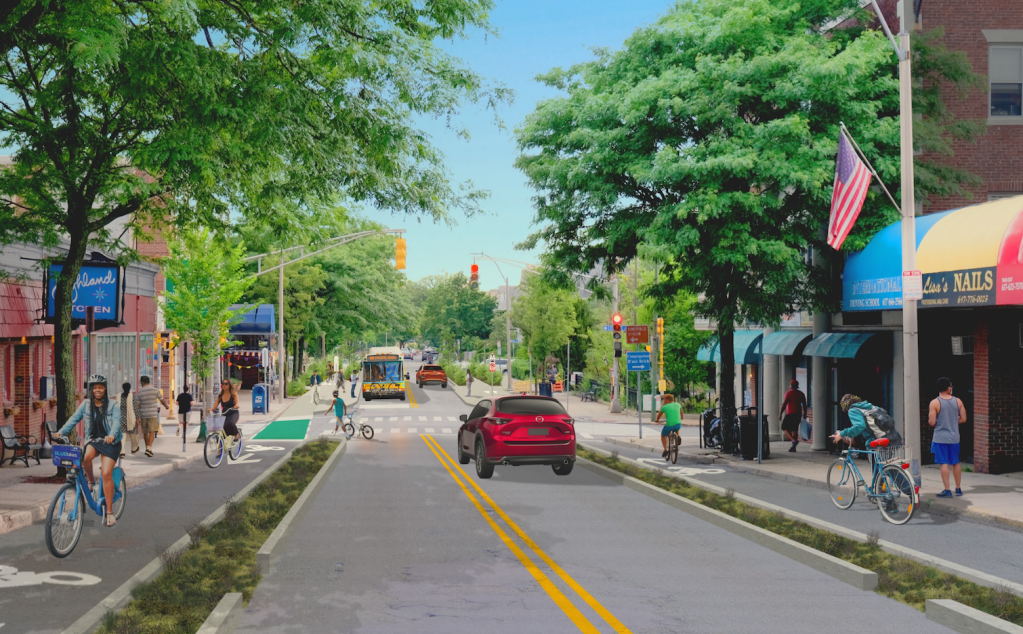 Somerville Council Requests New Design with Protected Bike Lanes for Highland Ave.