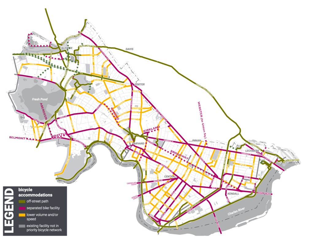 City of Cambridge Pitches an Expanded Bike Network Plan