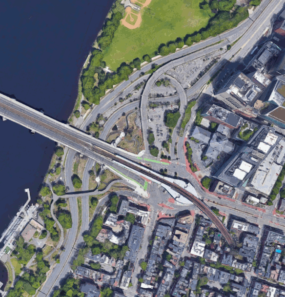 A conceptual reconfiguration of Charles Circle from the Esplanade Association's 'Esplanade 2020' report.