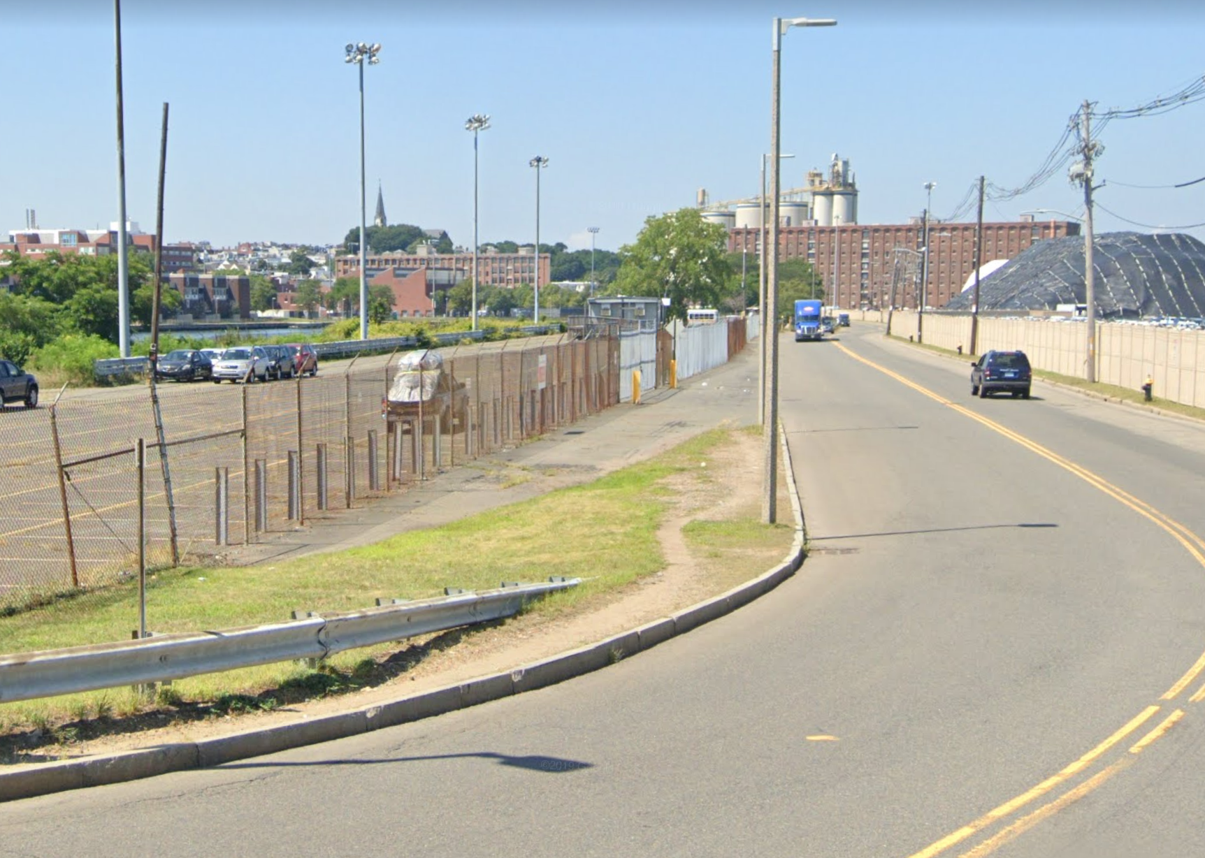 A Google Street View image of the corner of Terminal Street near Chelsea Street in Charlestown, the approximate location where a pedestrian was fatally struck on Tuesday, January 5, 2021.
