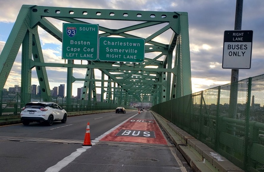 MassDOT Analysis: Commutes Are Faster For Everyone After Buses Got Their Own Lane On Tobin Bridge