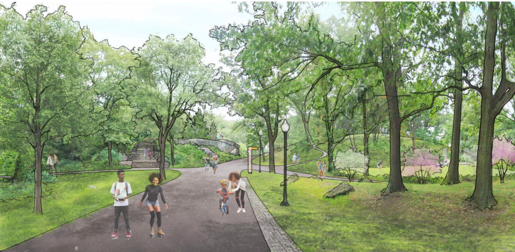 Plan for Franklin Park Would Ban Cars From Circuit Drive