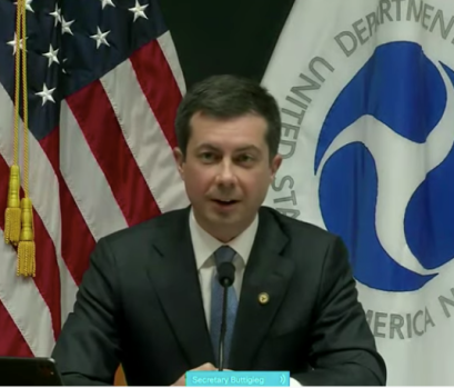 Buttigieg Presents to House Transport. Committee