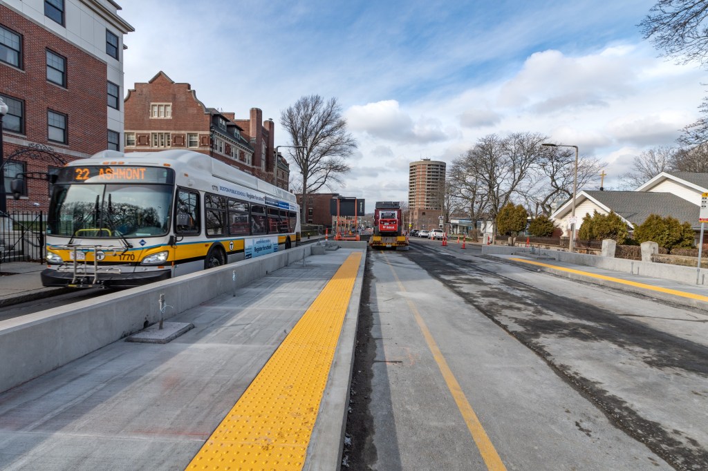Boston, MBTA to Extend Columbus Ave. Bus Lanes to Ruggles