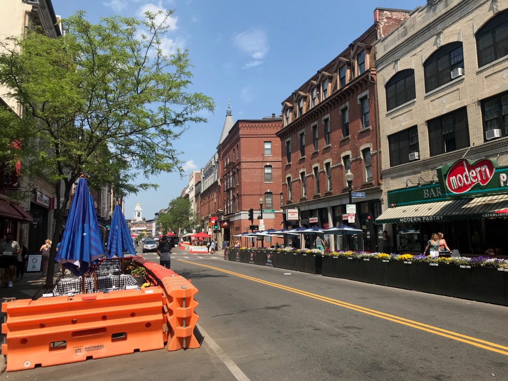 Streetsfilms Features the North End’s Outdoor Dining Streets Transformations