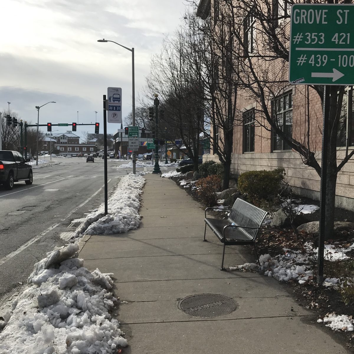 West Boylston St. bus stop