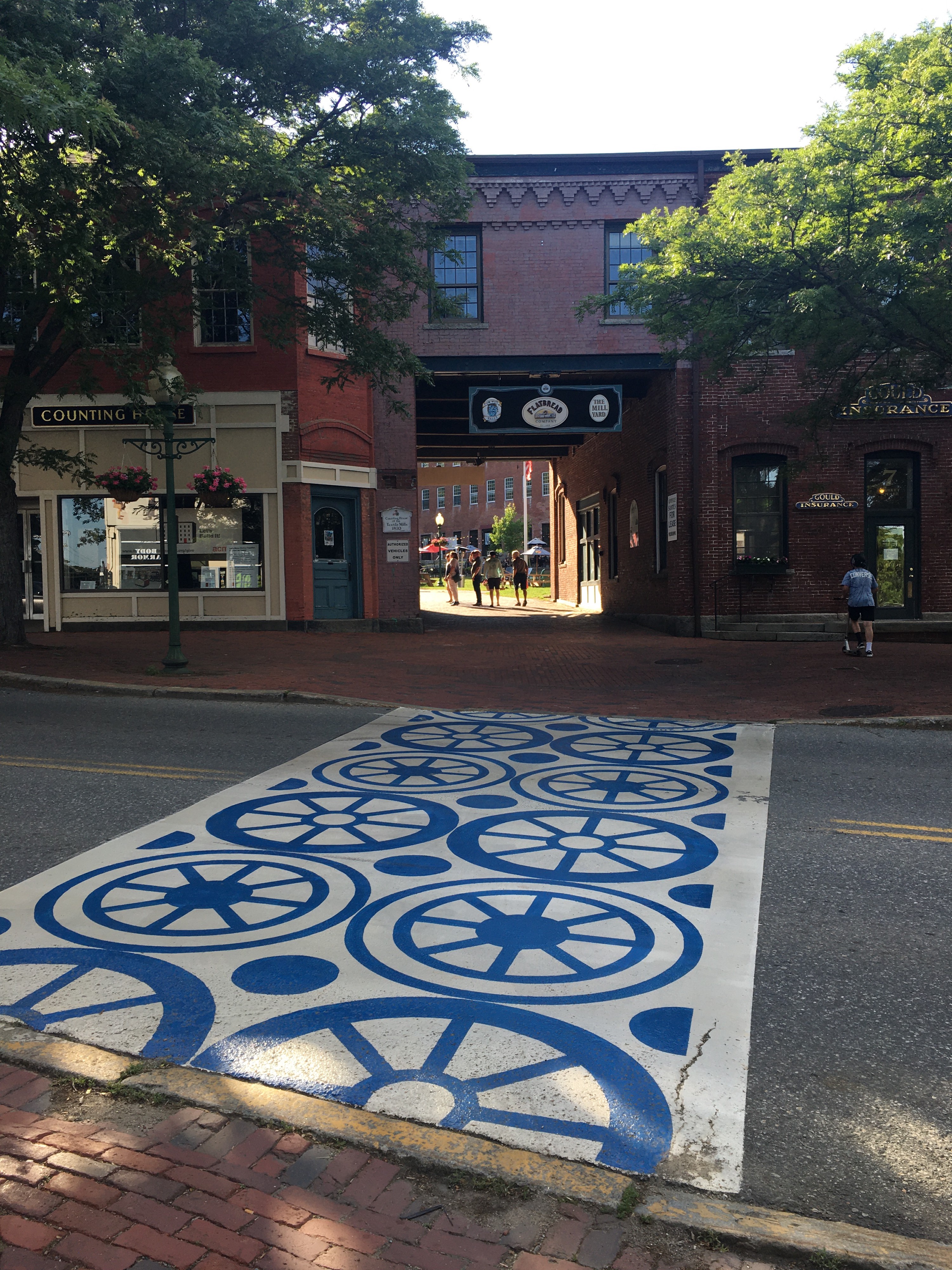 Main Street in downtown Amesbury, MA.