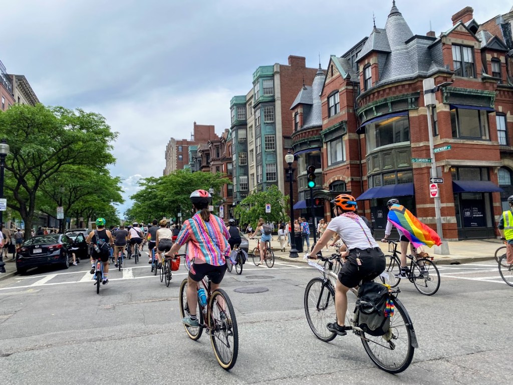 Photos From Boston Cyclists Union’s Inaugural Pride Ride