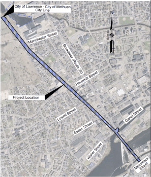 Proyecto en Lawrence Completaría Un Sendero Apartado de Calles Desde Merrimack River Hasta la Frontera de New Hampshire