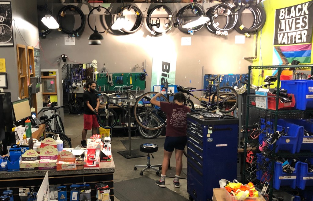 Volunteer Nights Have Returned at Bikes Not Bombs