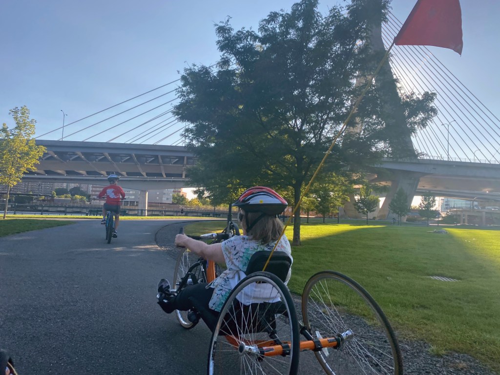 Adaptive Cycling On the Harborwalk With Charlestown’s Riders Club