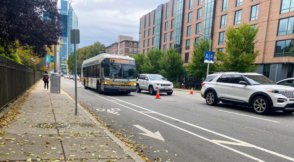 Boston Test-Drives Dedicated Bus Lanes Through Longwood
