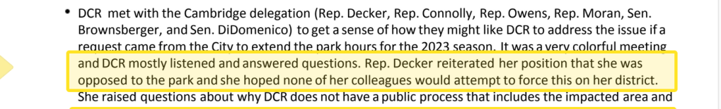 Read Sec. Tepper’s Memo Regarding Her Cancellation of Car-Free Riverbend Park Events
