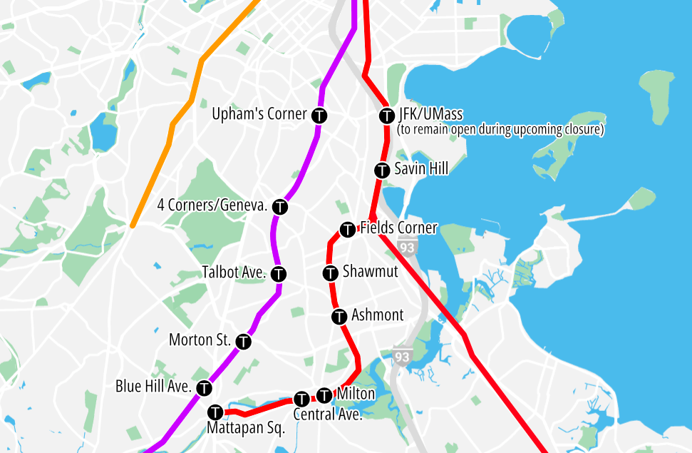 Dorchester, Mattapan Lose Red Line Service Starting Saturday – Here’s What You Need to Know