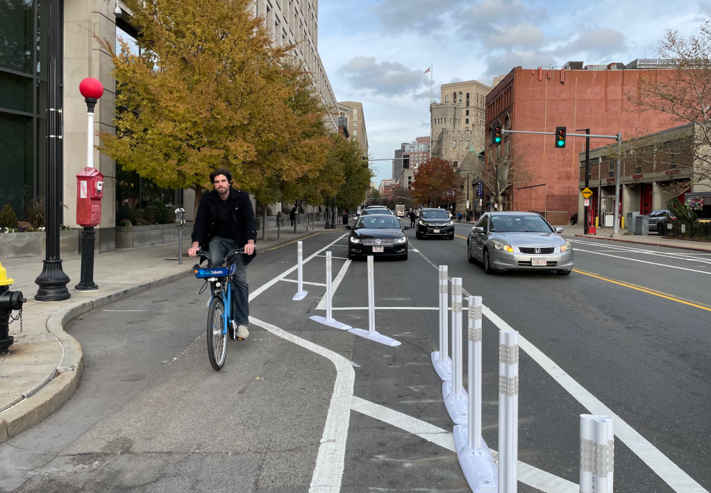Eyes On the Street: Back Bay’s New Bikeways