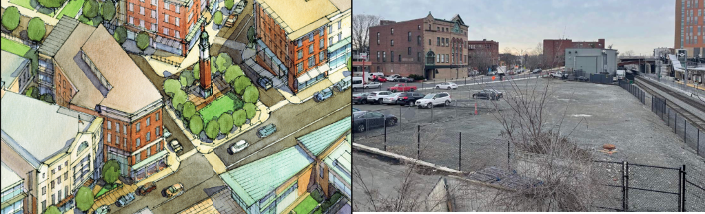 What’s Somerville Doing With a City-Owned Empty Lot Next to a New Light Rail Station?