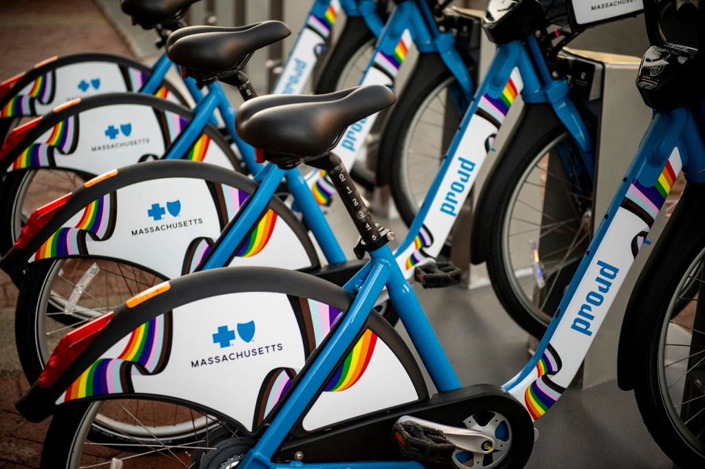 Bluebikes Rolls Out More Pride Bikes for Pride Month
