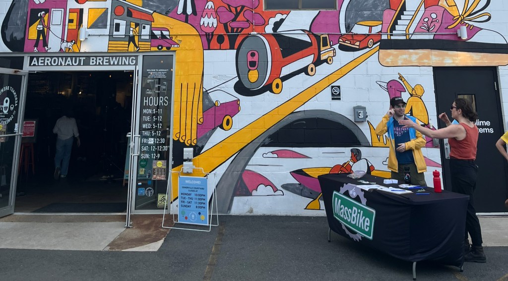 Bay State Bike Month is Off to the Races with Kick-off at Aeronaut Brewing