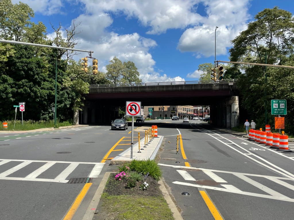 MassDOT Makes More Space for Bikes and Pedestrians In Revised Designs for Medford Main Street