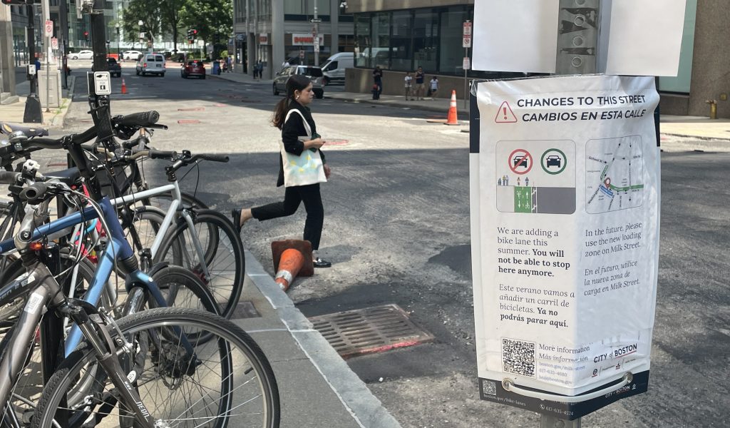 Boston Breaks Ground On New Milk Street Bikeway Downtown