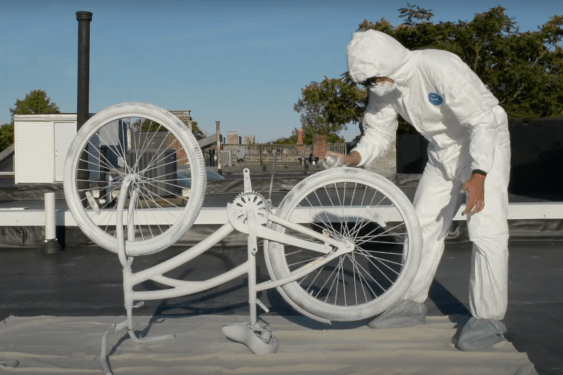 Friday Video: How (and Why) To Paint a Ghost Bike