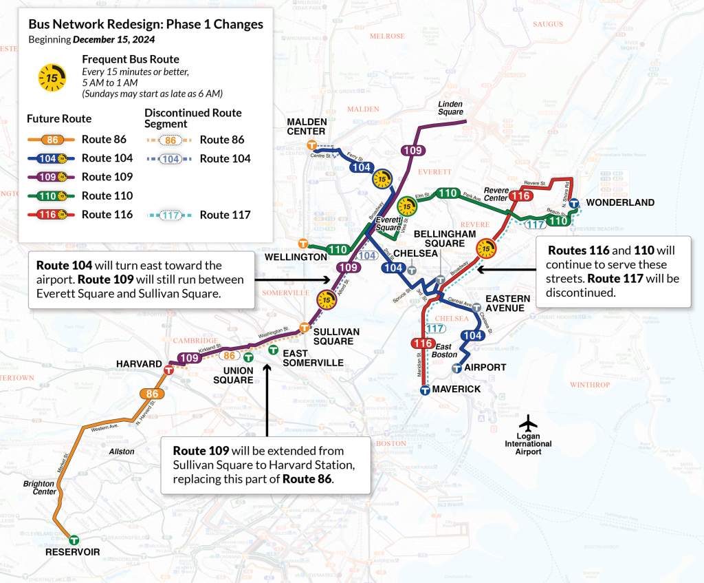 T Will Launch New ‘Frequent-Service’ Bus Routes in December, But Overall Service Still Remains Below Pre-Covid Levels