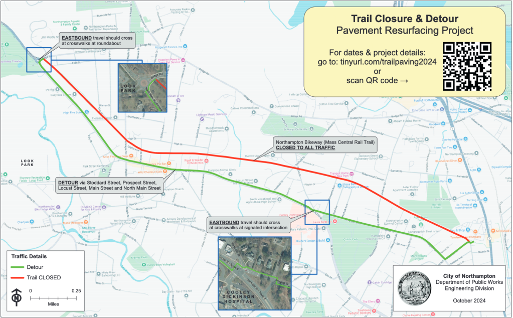 Northampton Bikeway to Close This November For Repair Work