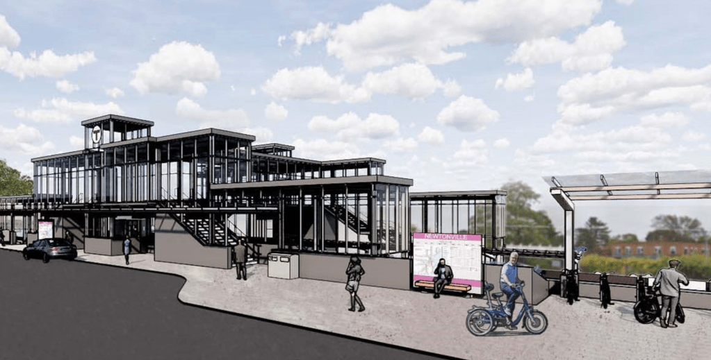 Healey Administration, MBTA Announce Funding for Upgraded Newtonville Regional Rail Station