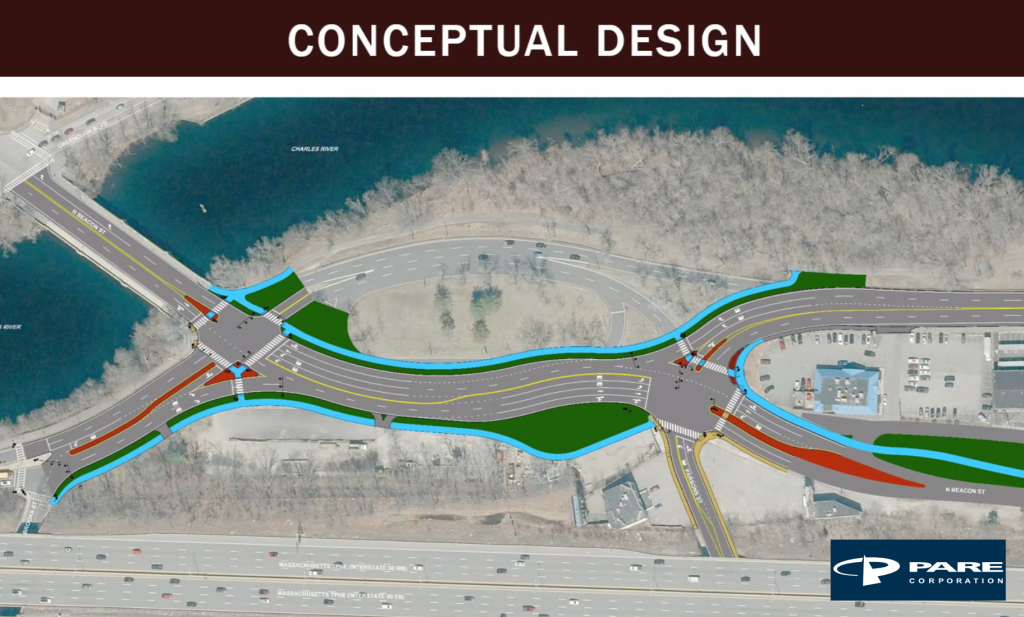 DCR Proposes A Six-Lane Riverfront Highway For Its Brighton ‘Park’