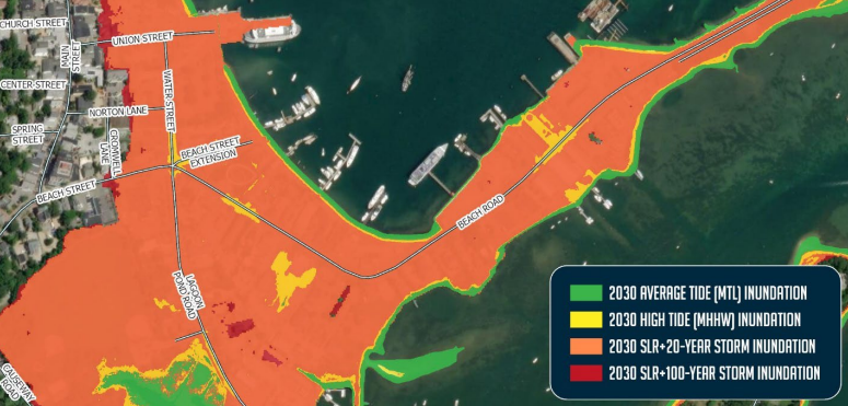 MassDOT and the Town of Tisbury Make Plans to Address Climate Change, Crashes, and Connectivity on Martha’s Vineyard