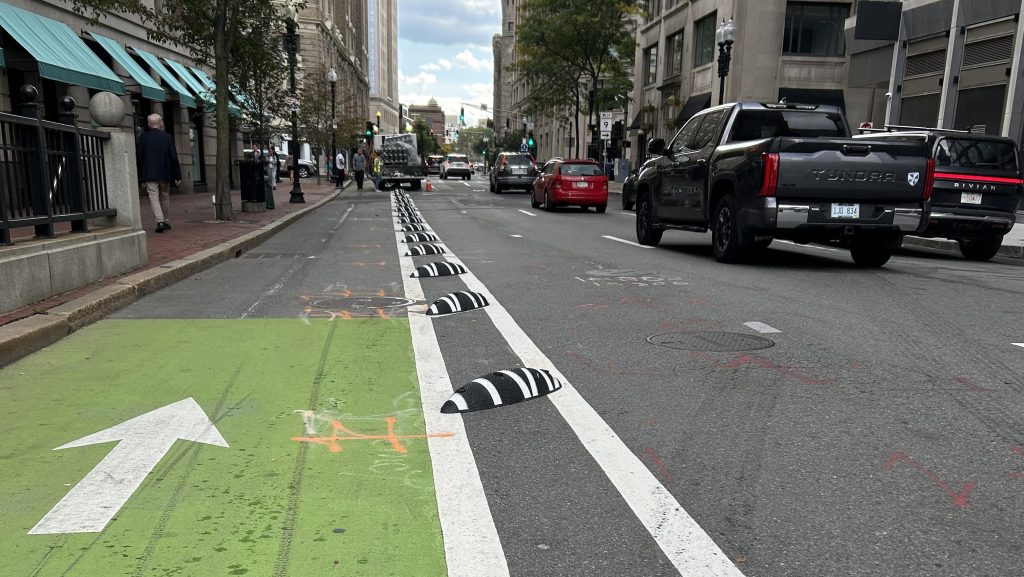 Boston Tries Out ‘Better Barriers’ to Sub For Battered Bollards