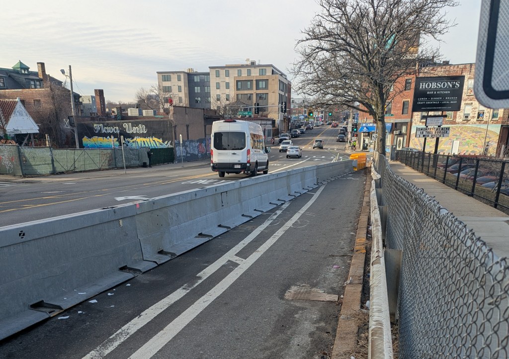 MassDOT Construction Project Blocks Busy Allston Bike Route Across I-90