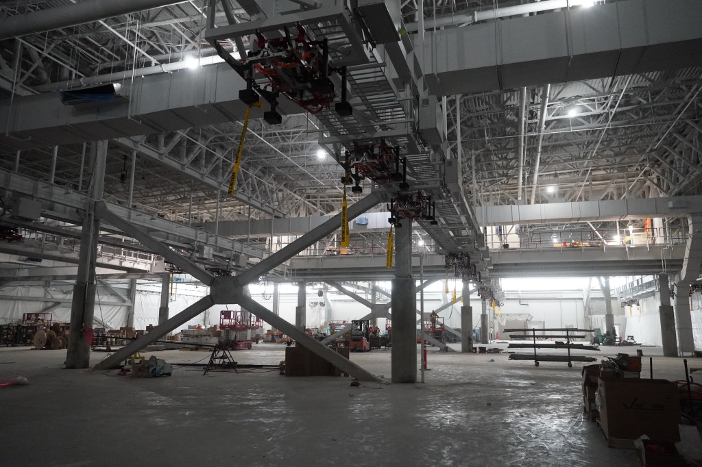 PHOTOS: A Hard-Hat Tour of the MBTA’s New Electric Bus Garages