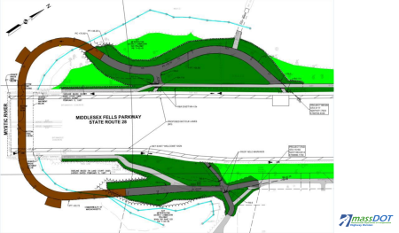 DCR Begins Construction On A New Riverfront Path Connection Near Wellington